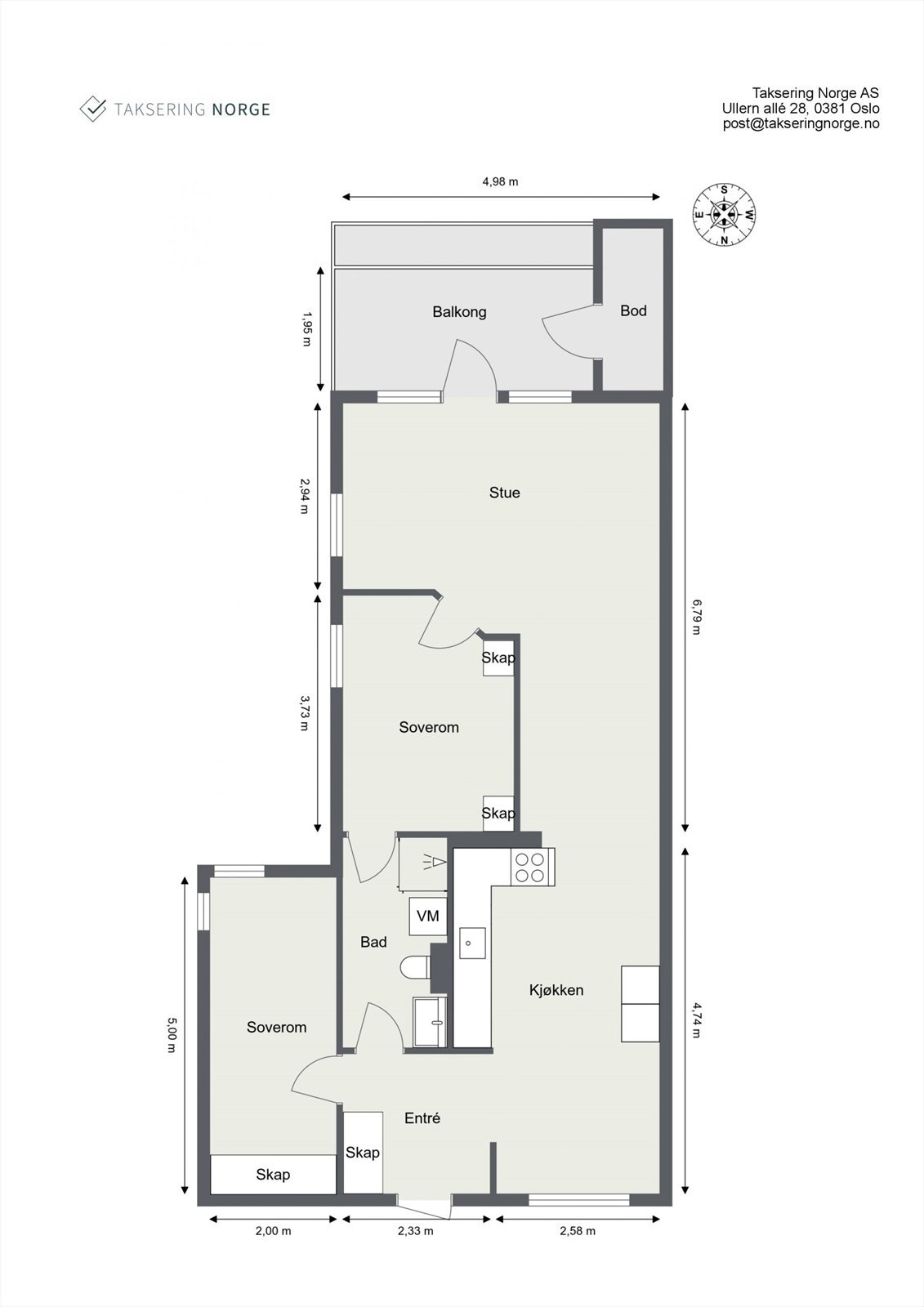 Plantegning Galleribilde