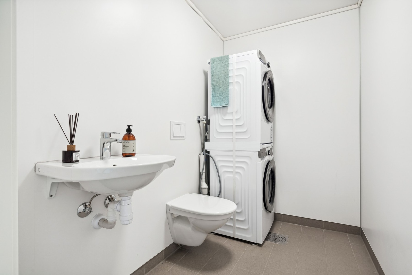 Vaskerom på 3 kvm. Galleribilde