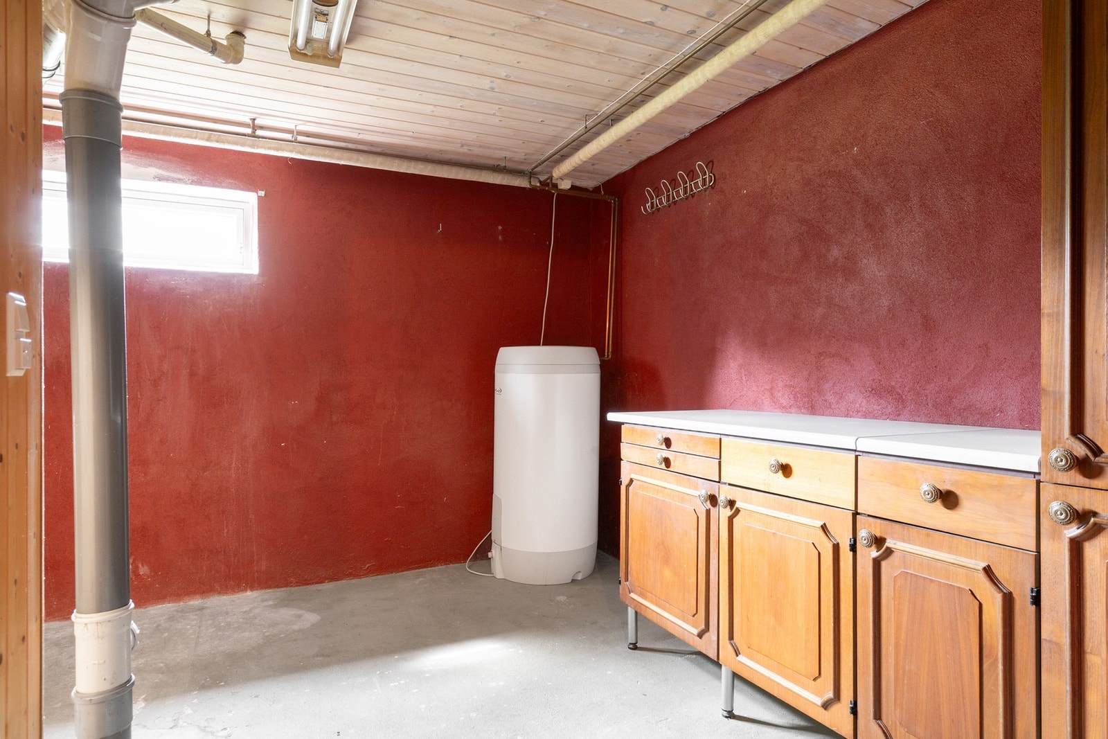 Videre er det vaskerom i kjelleren. Galleribilde