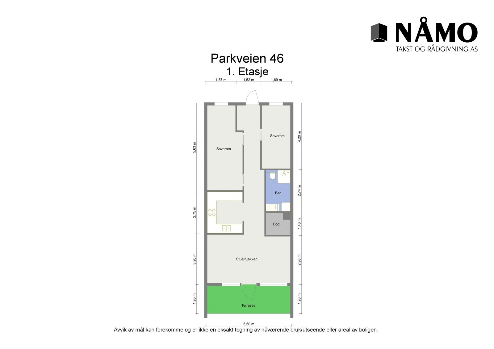 Plantegning Galleribilde