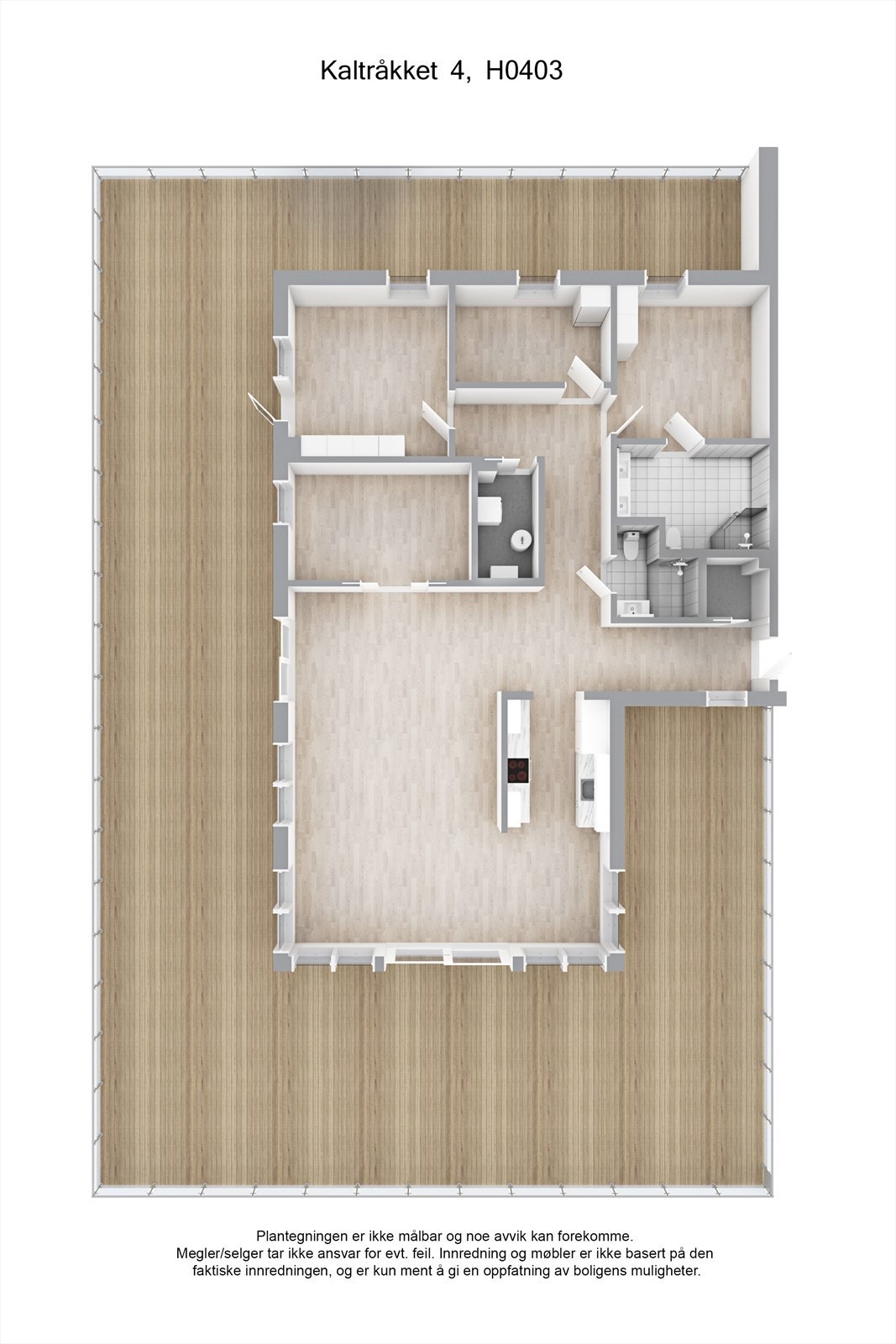 Planskisse 3D Galleribilde