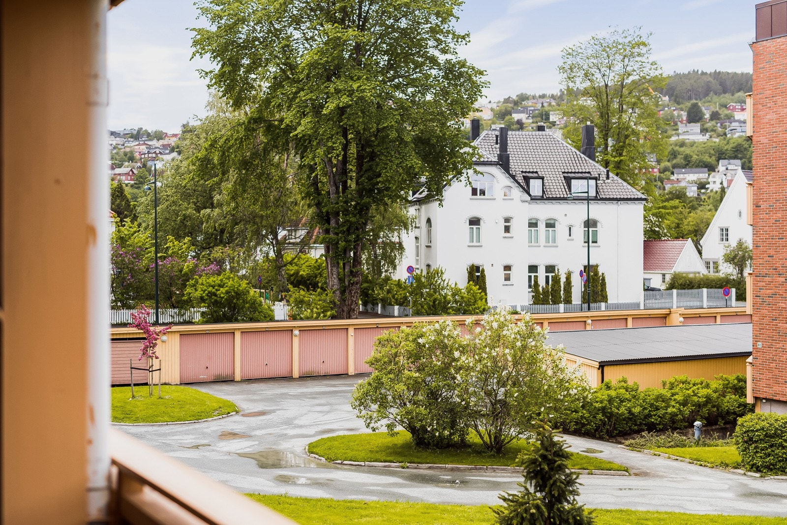Utsikt fra balkongen. Galleribilde