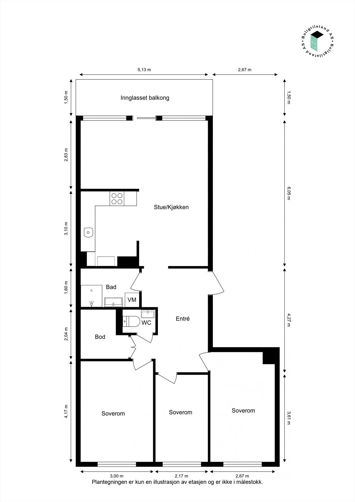 Planløsning. Galleribilde