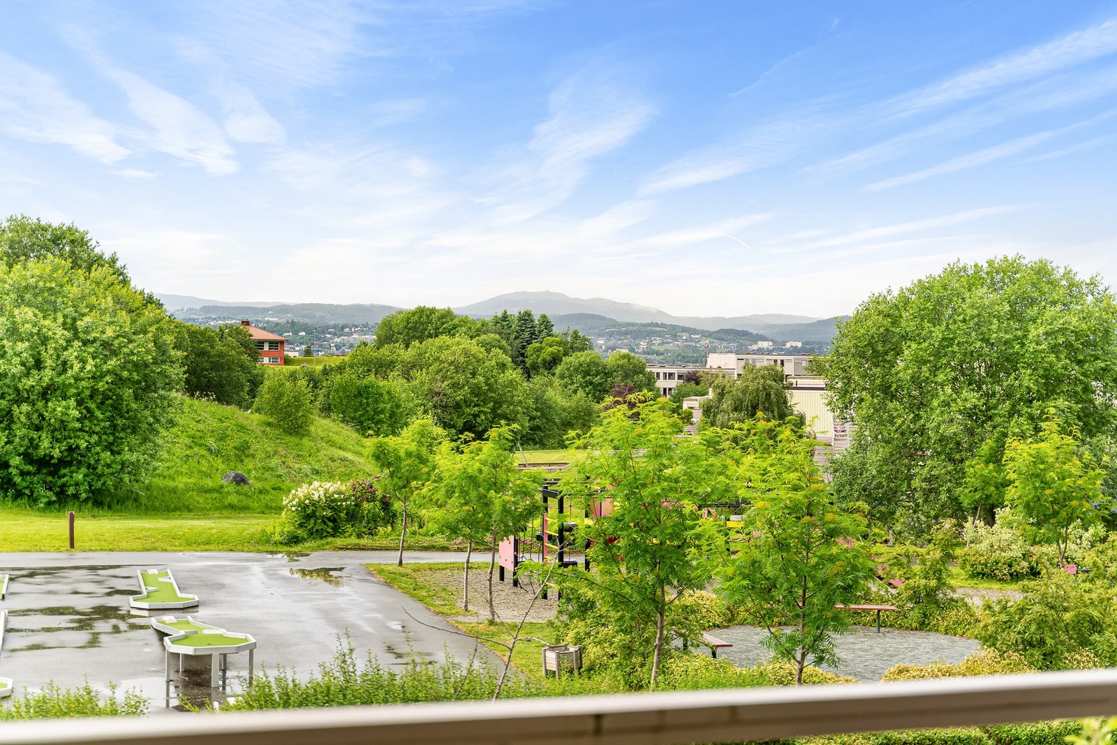 Man har også flott utsikt over Trondheim. Galleribilde