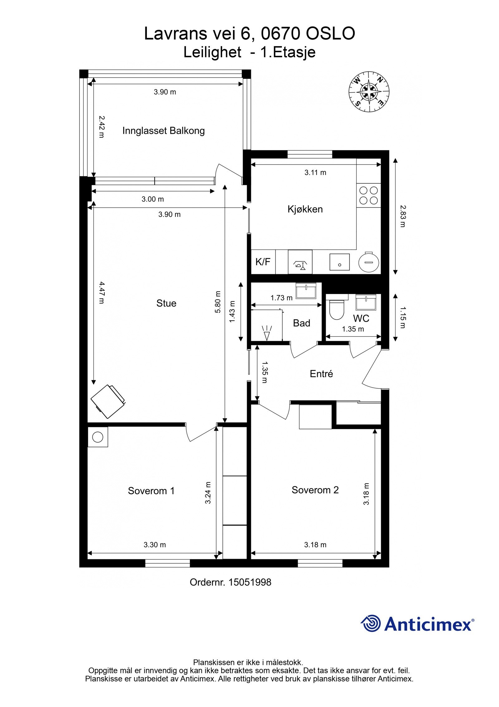 Plantegning Galleribilde
