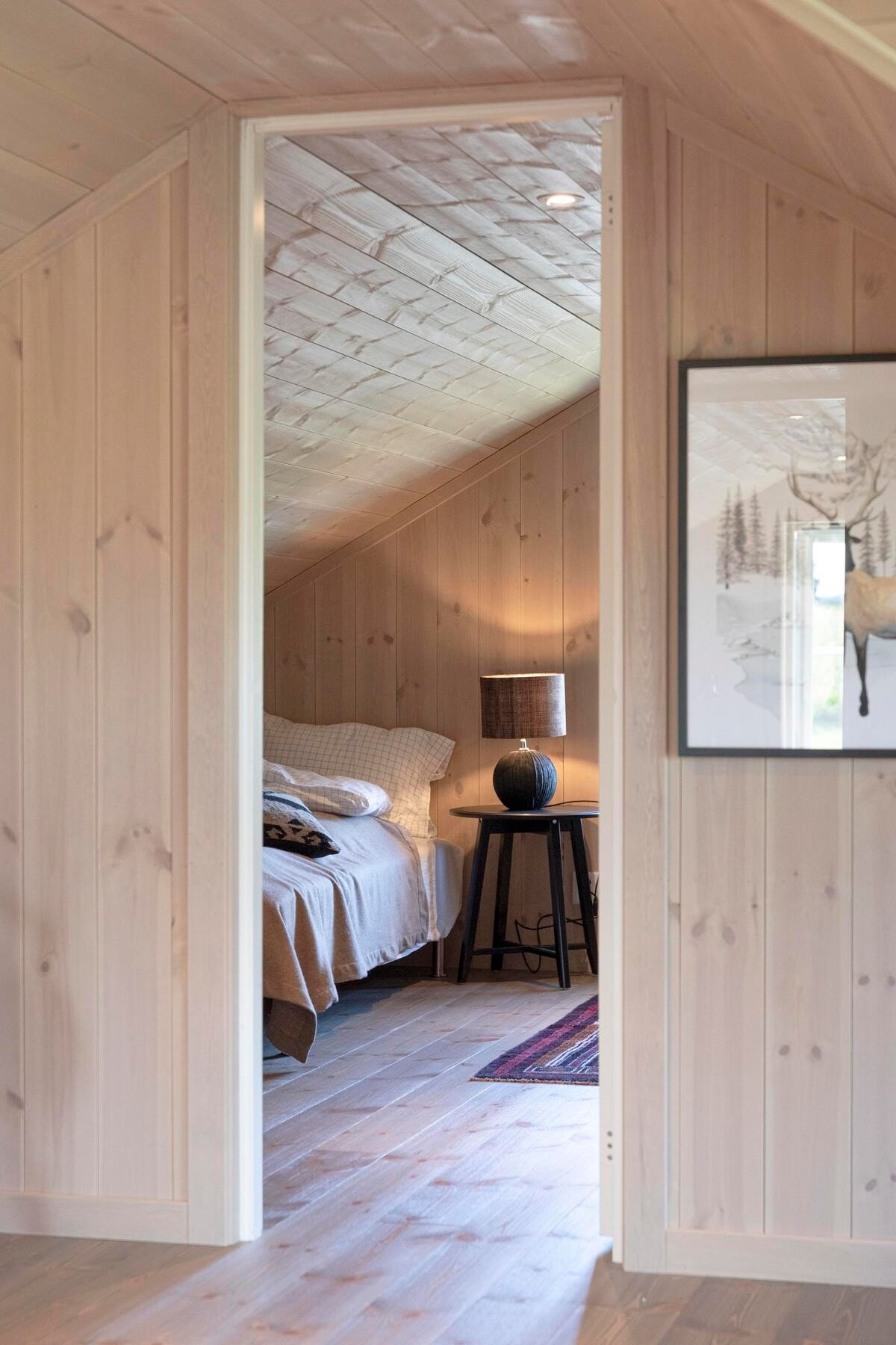 Mulighet for 2 ekstra rom på hemsen.
Foto fra vår visningshytte på Hellerudsletta. Galleribilde