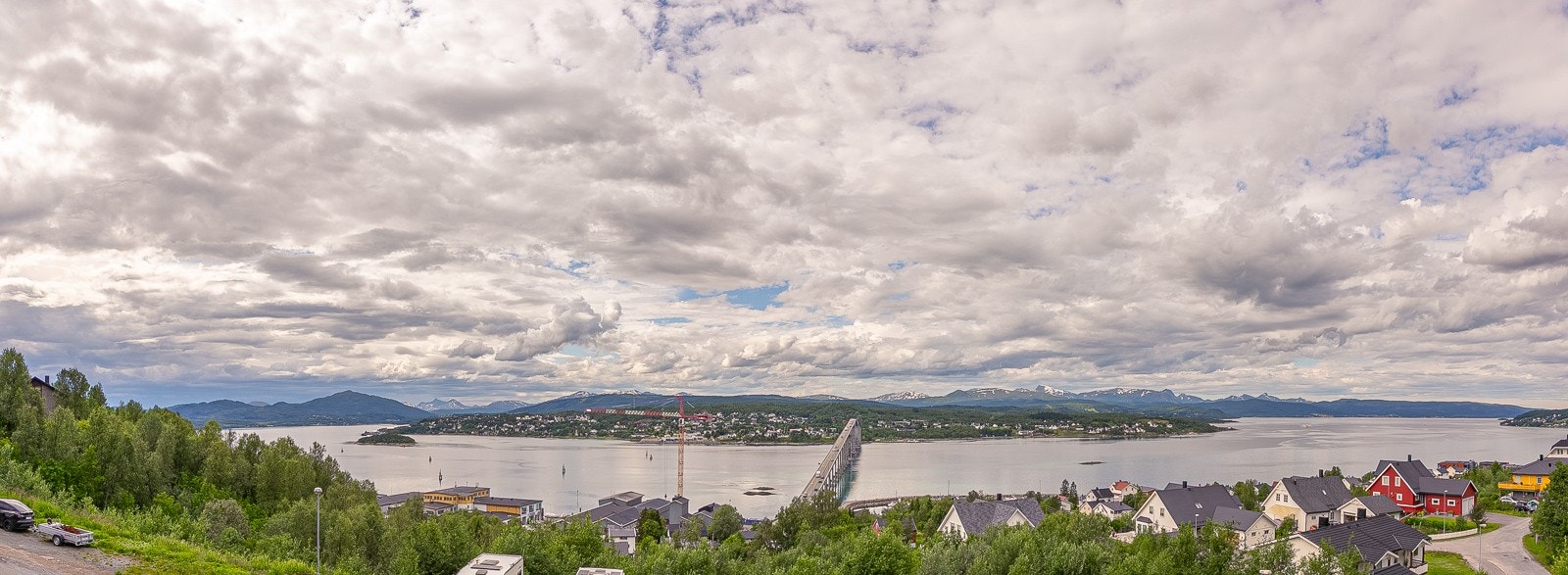 Panorama mot Senja. Galleribilde