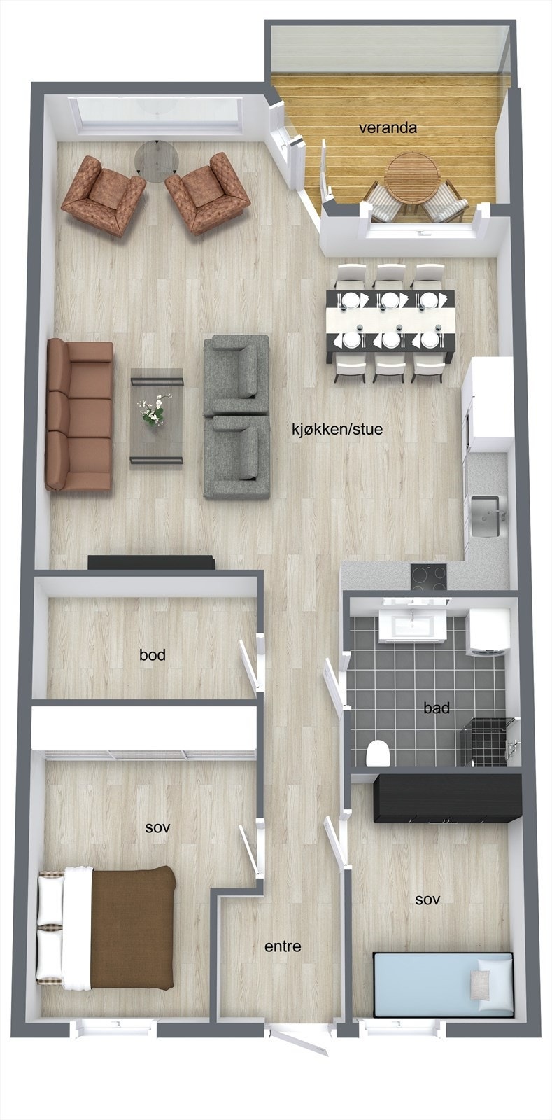 Plantegning. Galleribilde