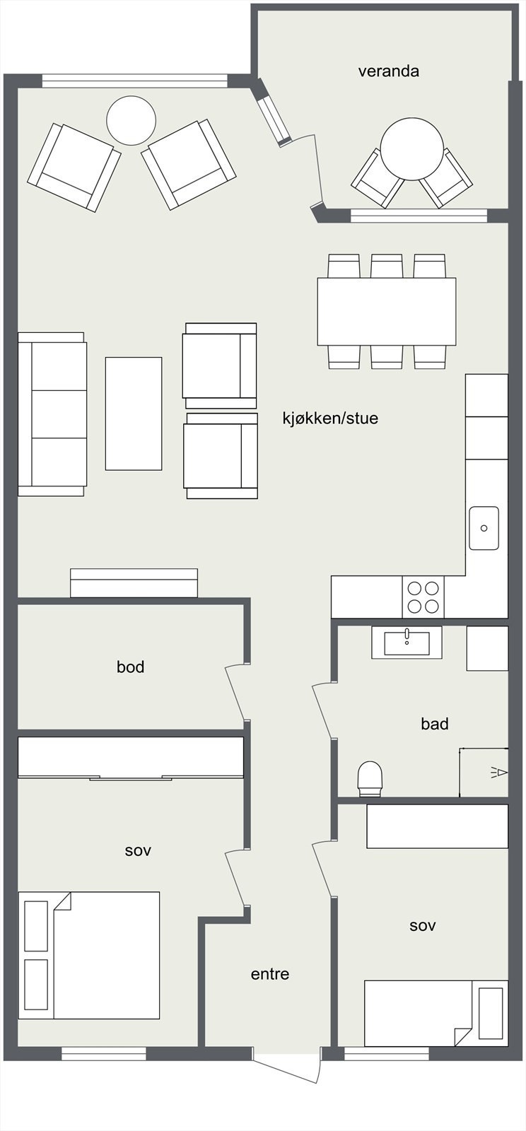 Plantegning. Galleribilde