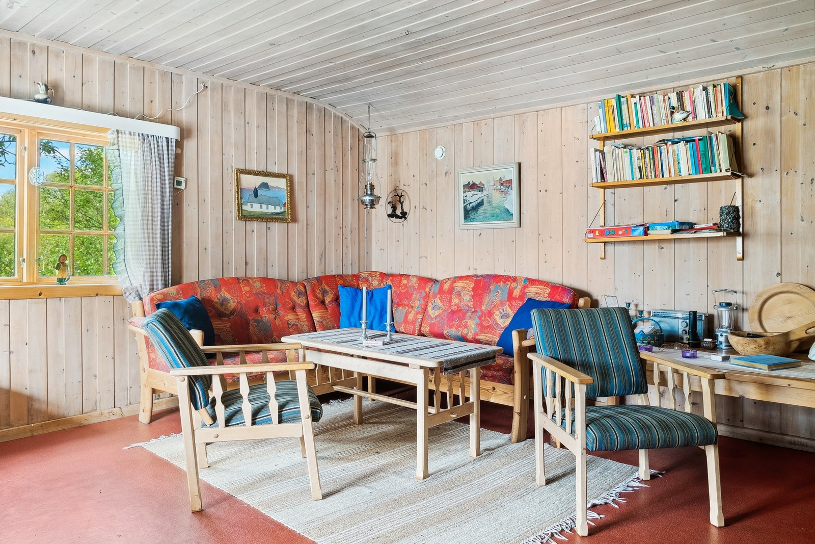 Det er solcelleanlegg i hytta Galleribilde
