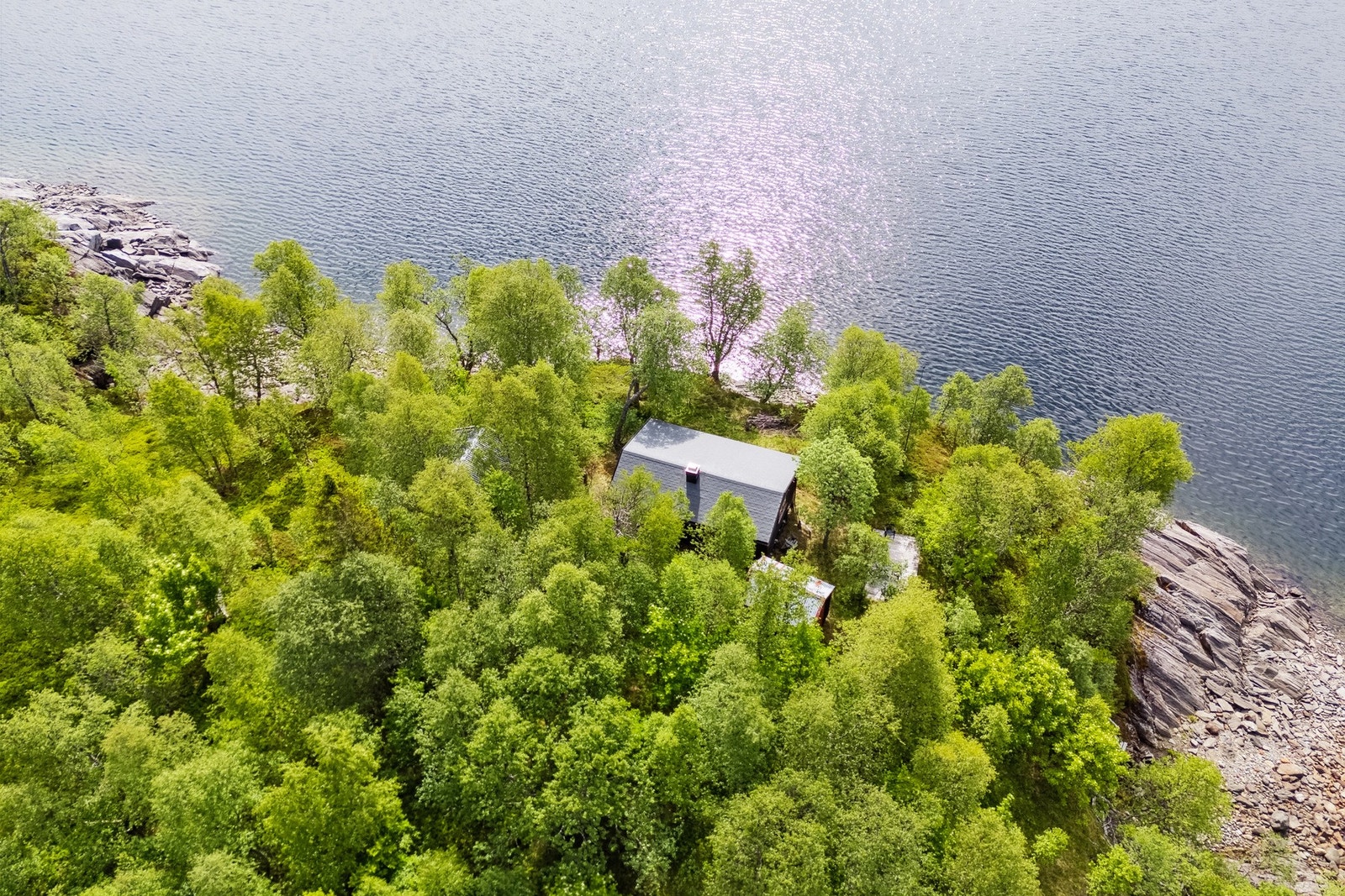 Dronebilde av eiendommen Galleribilde