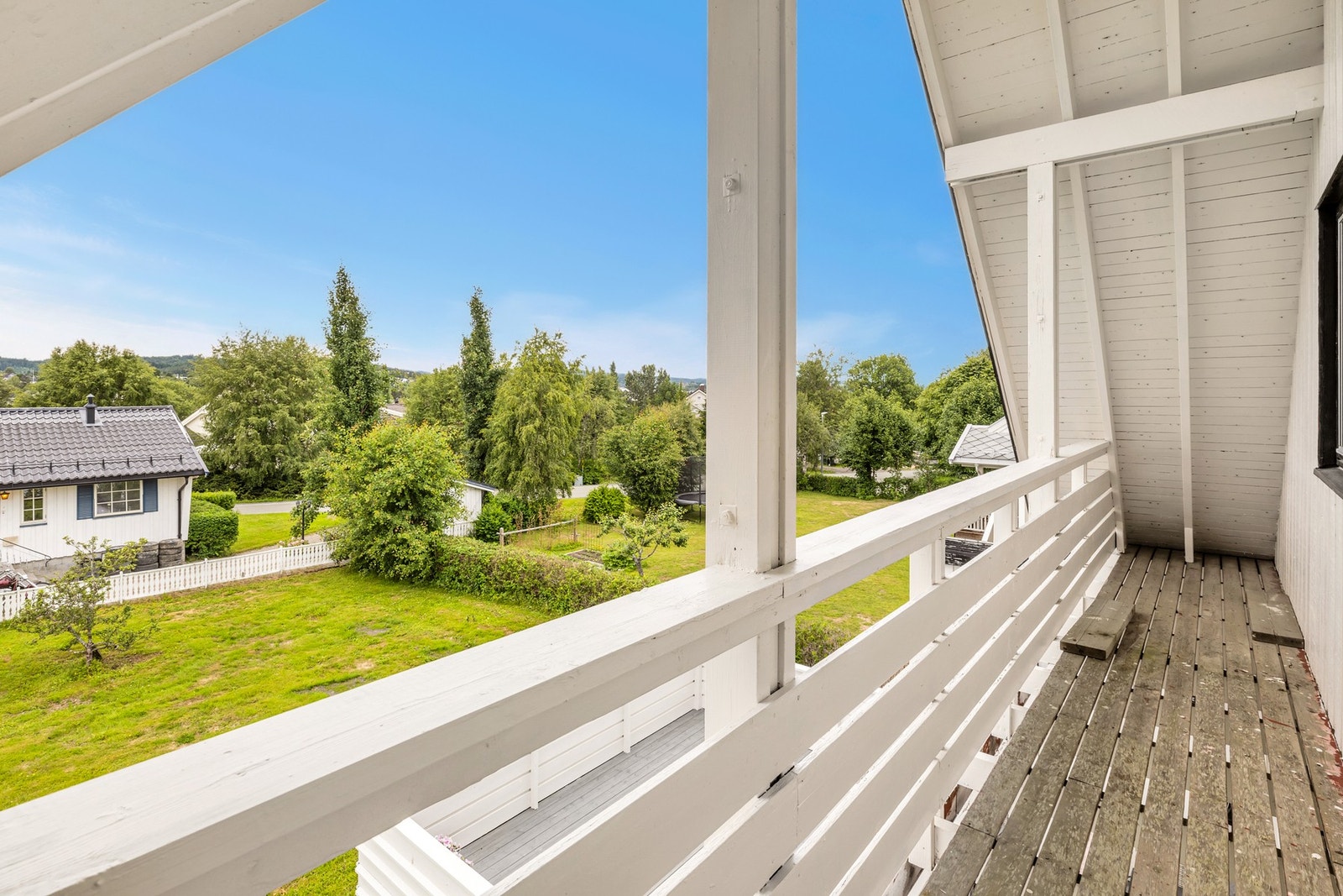 Balkongen er på 7,4 kvm. Galleribilde