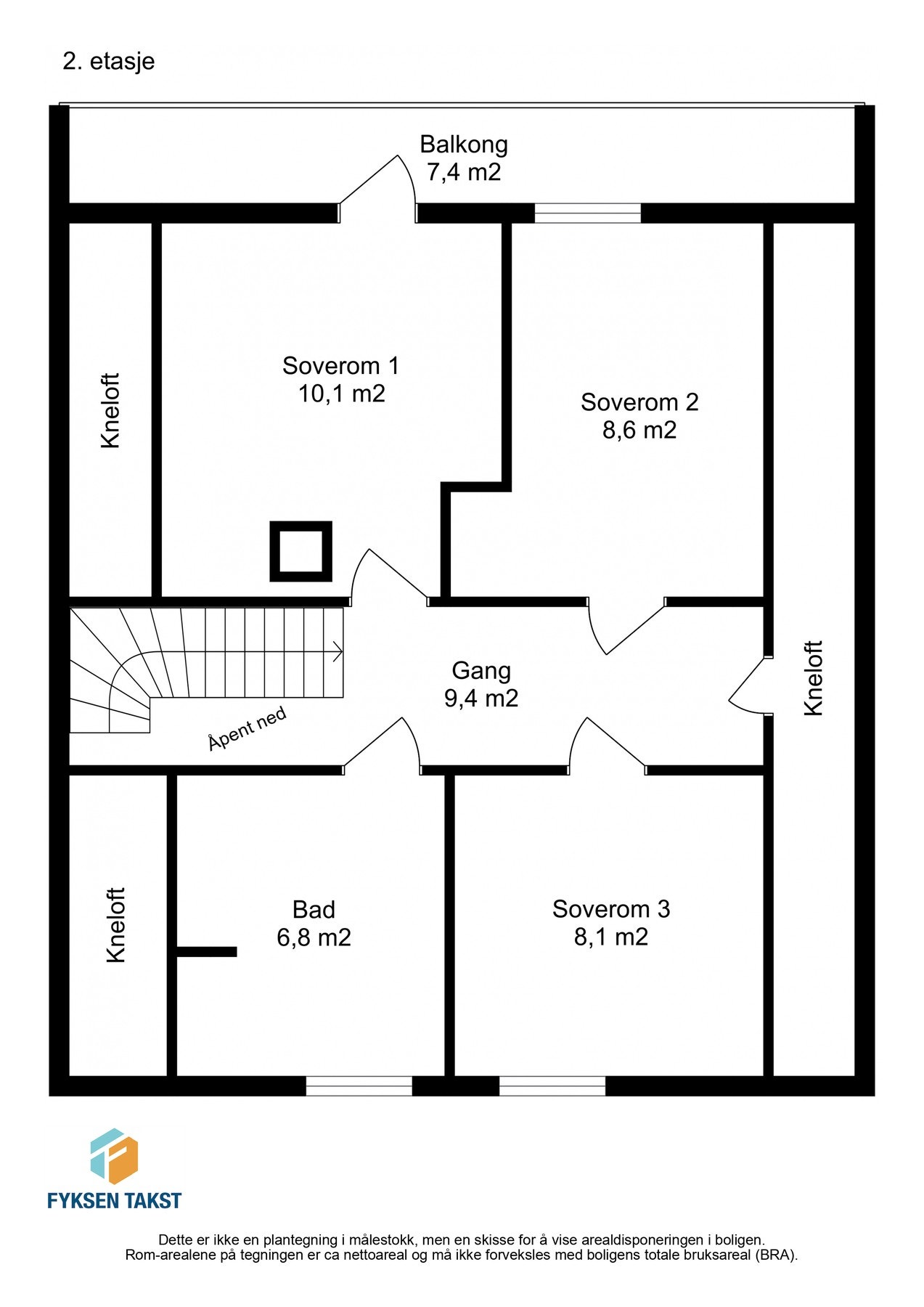 Planskisse 2.etasje. Galleribilde