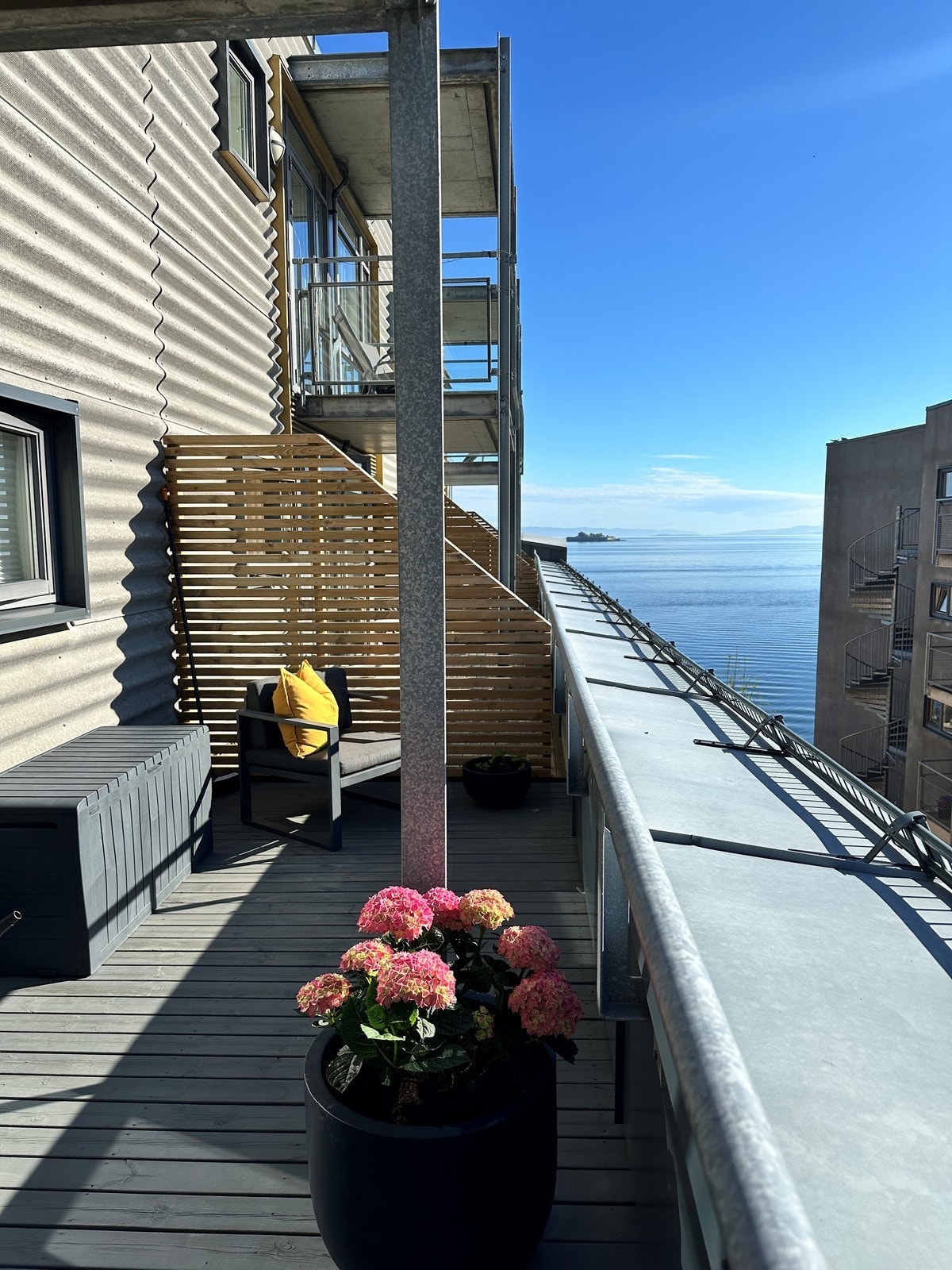 Eiers eget bilde fra balkongen Galleribilde