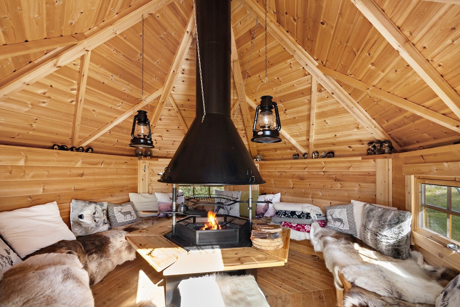 Koselig grillhytte Galleribilde