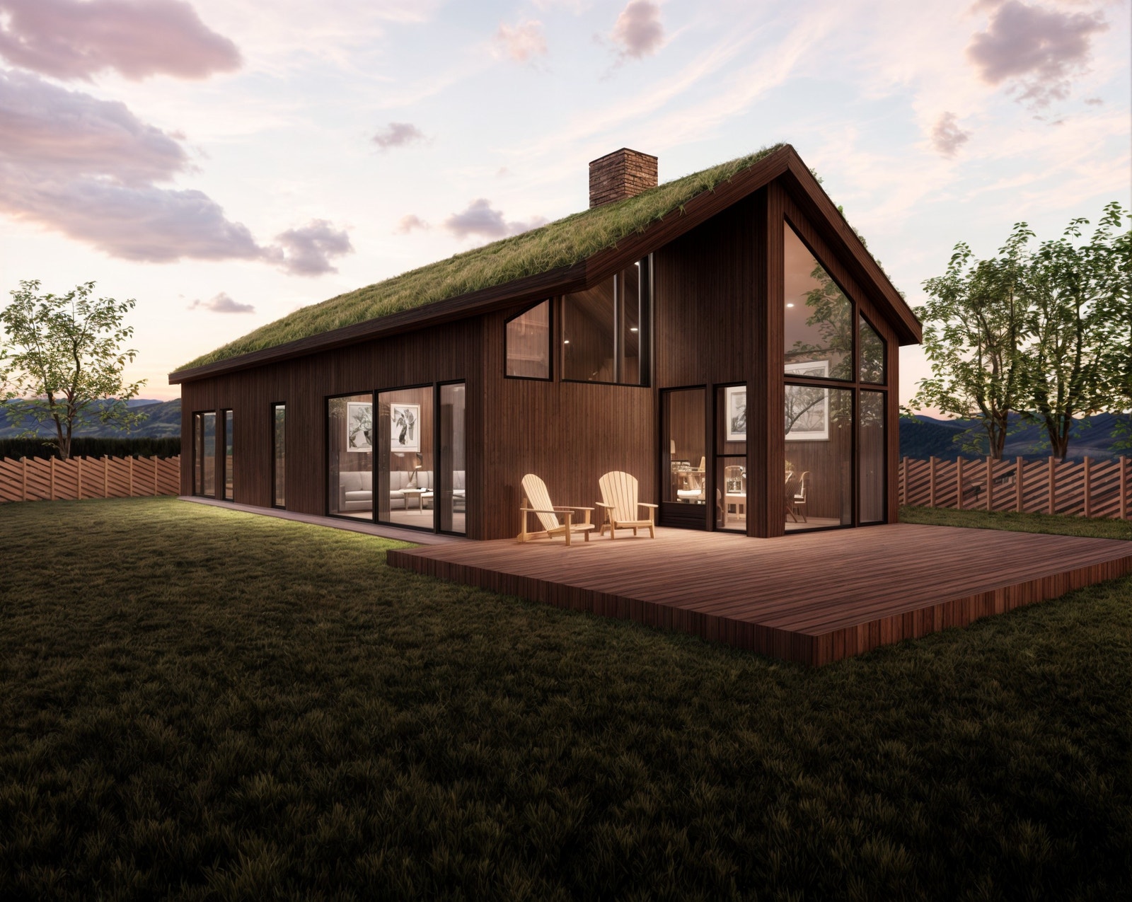 Flotte moderne fasader, bilder er kun ment som illustrasjon Galleribilde