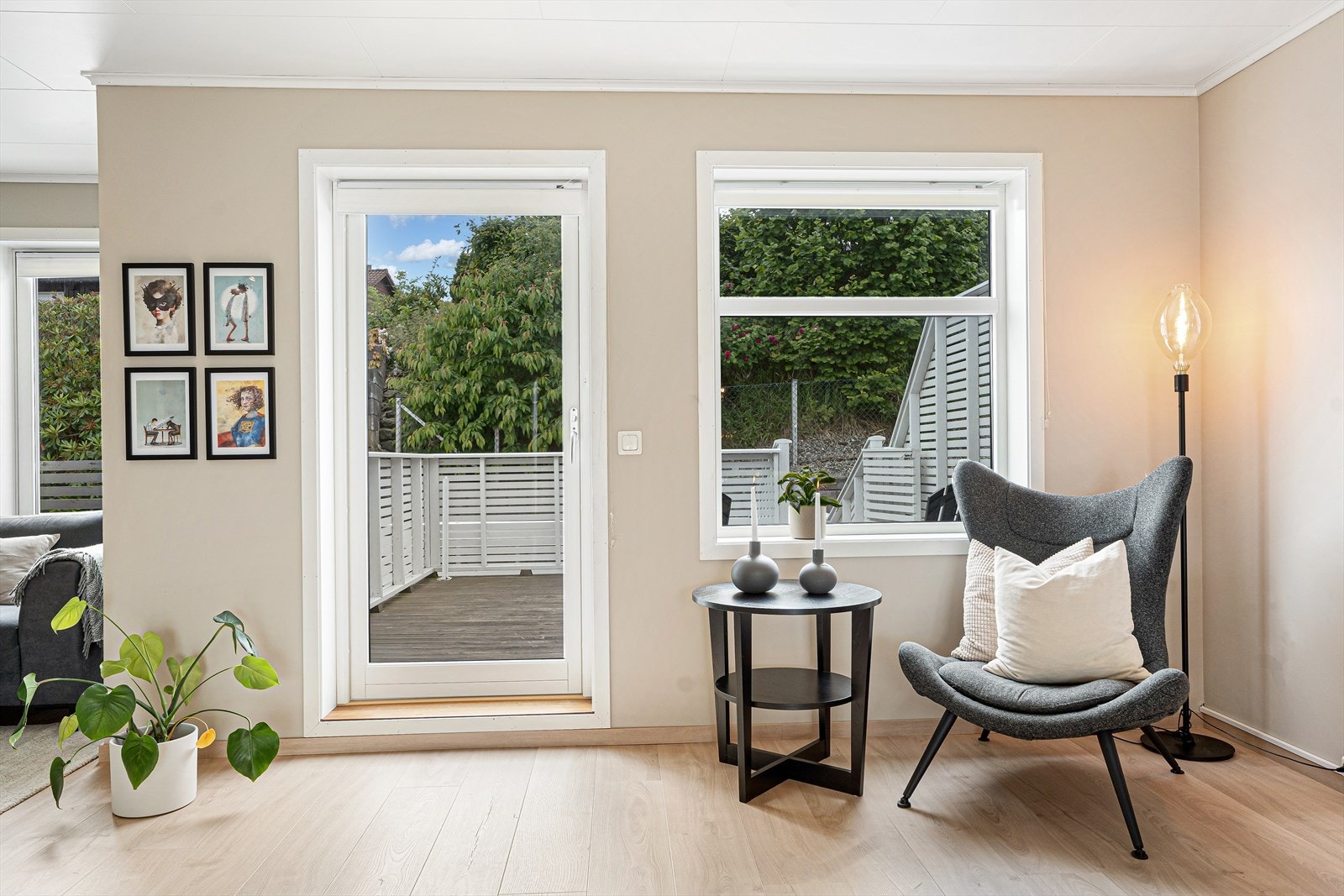 Direkte utgang til det herlige terrasseområdet Galleribilde