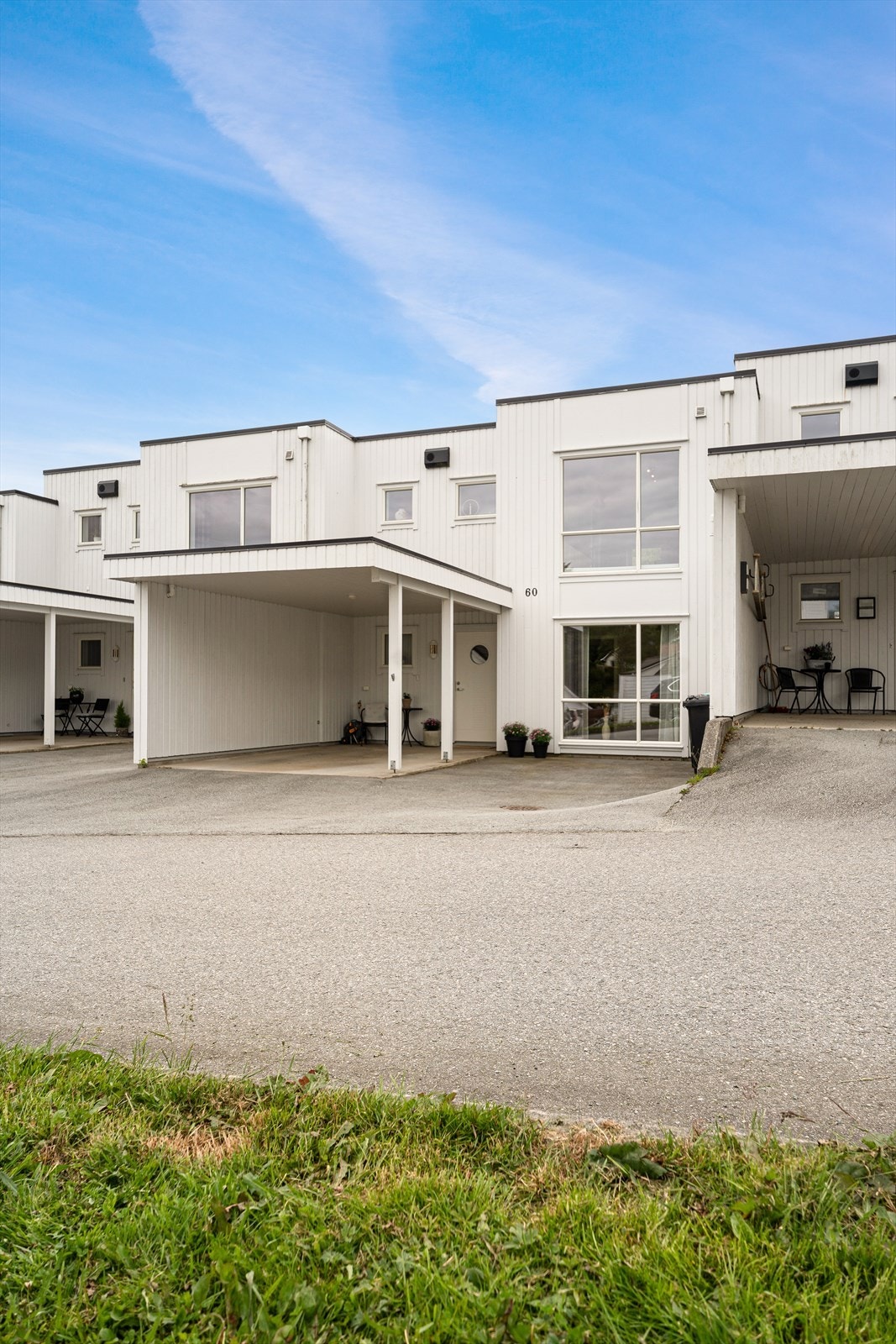 Boligen ble malt utvendig i 2020 Galleribilde