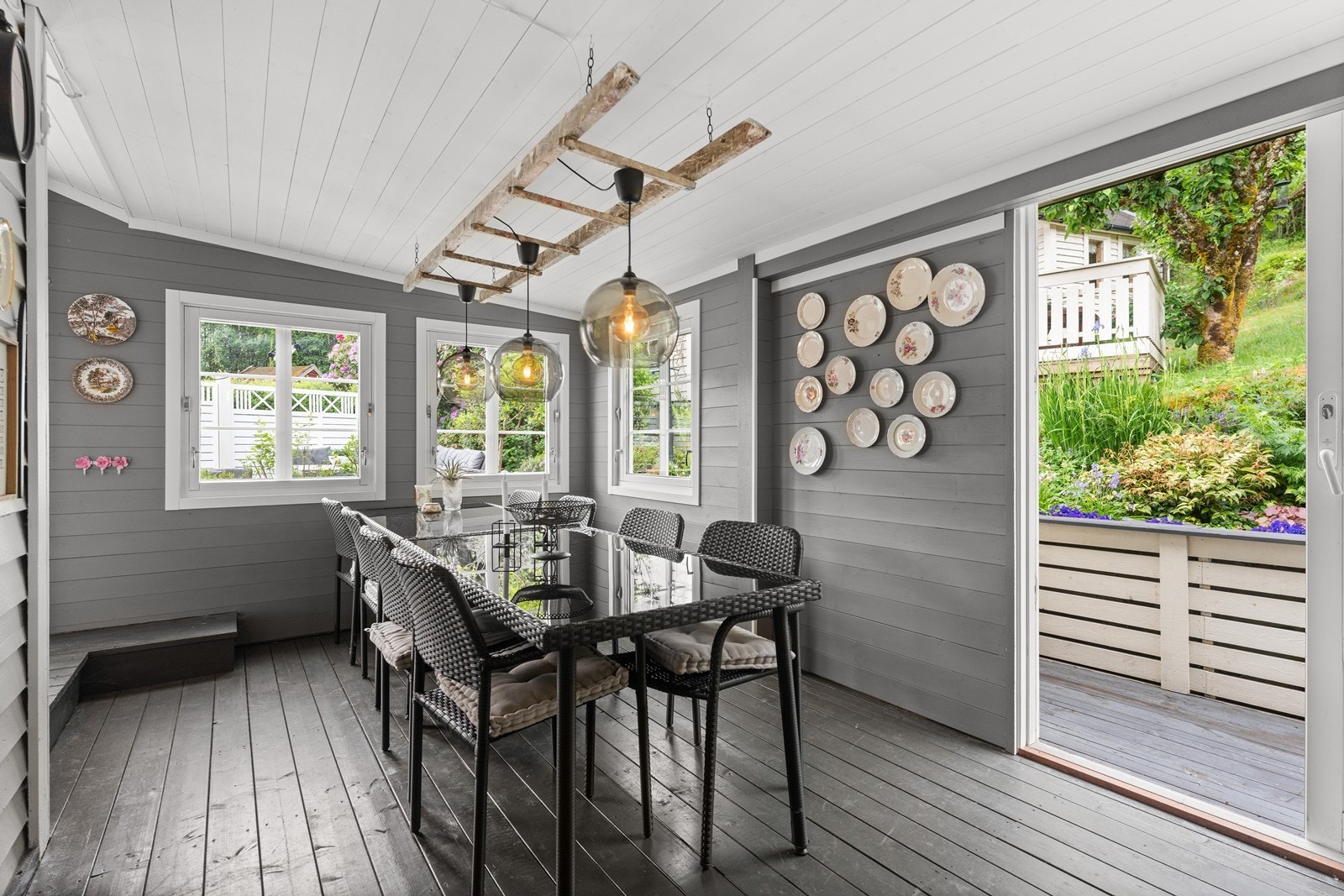 Utestua er et koselig samlingssted Galleribilde