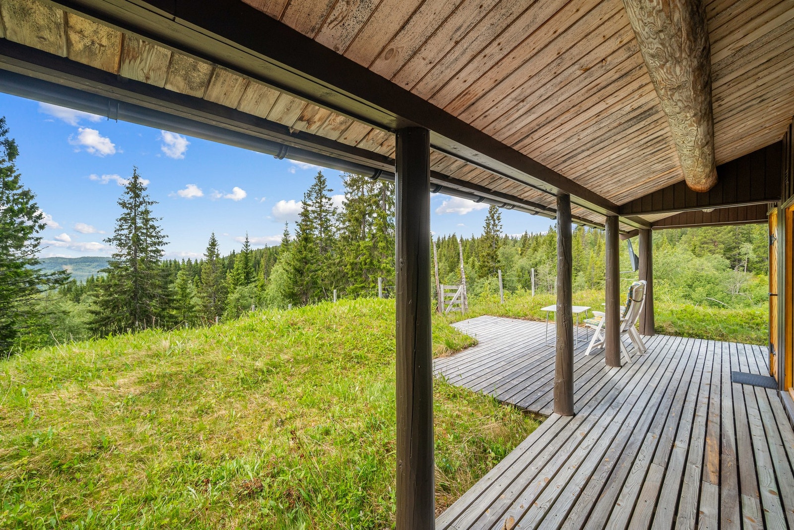 Overbygd terrasse Galleribilde