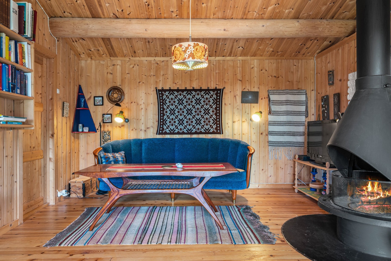 Åpen peis Galleribilde