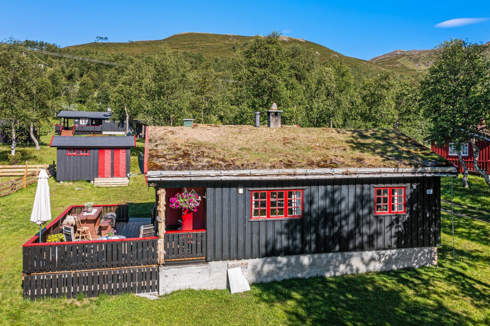 Hytten er fra 1975. Galleribilde