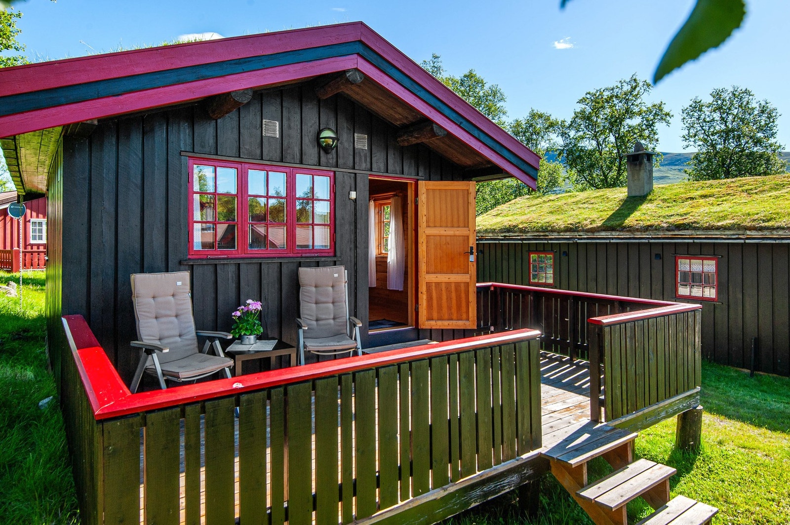 Annekset er på totalt 24m². Galleribilde