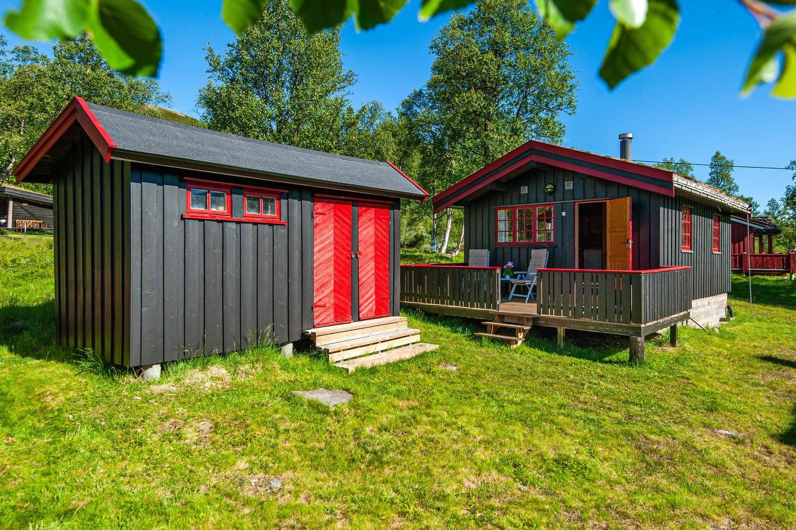 Stor utvendig bod. Galleribilde