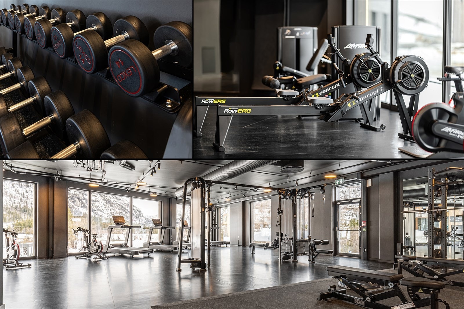 Som beboer i Fjellandsbyen har du tilgang til flotte treningsfasiliteter. Galleribilde