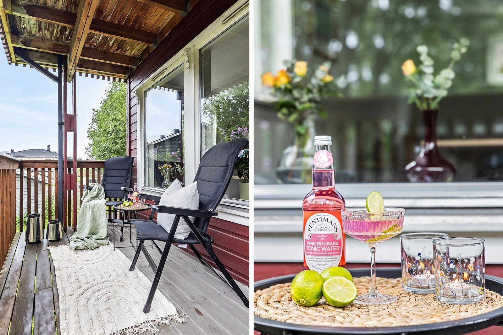 Her kan varme sommerdager nytes med noe godt i glasset. Galleribilde