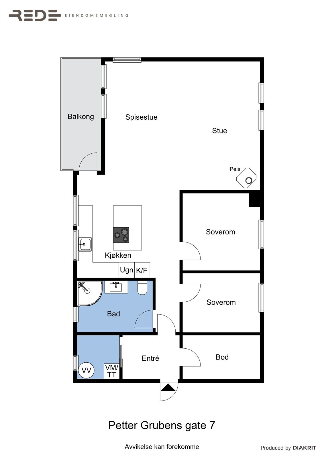 Gjør deg gjerne kjent med planløsningen! Galleribilde