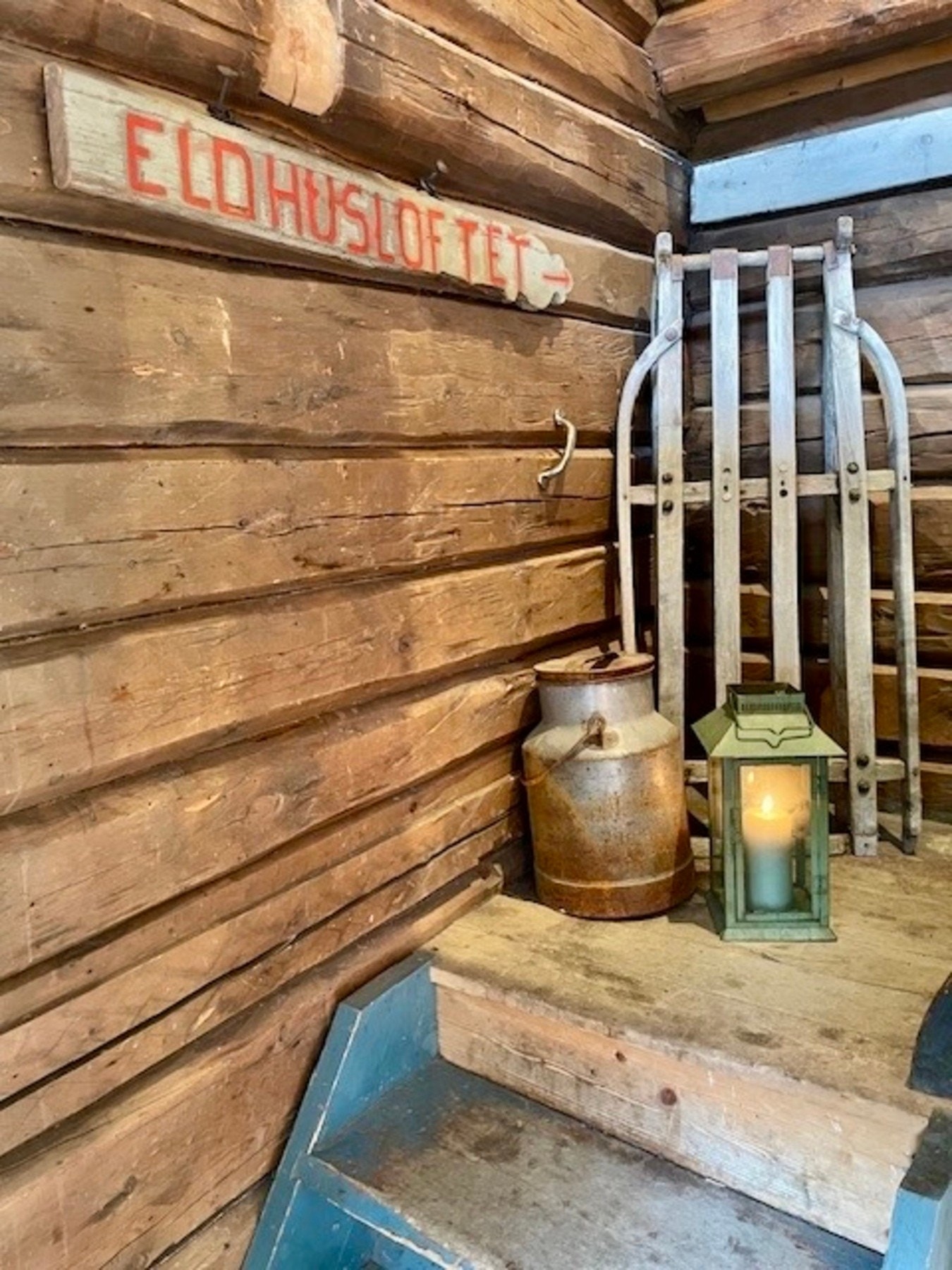 Trapp opp til eldhusloftet Galleribilde