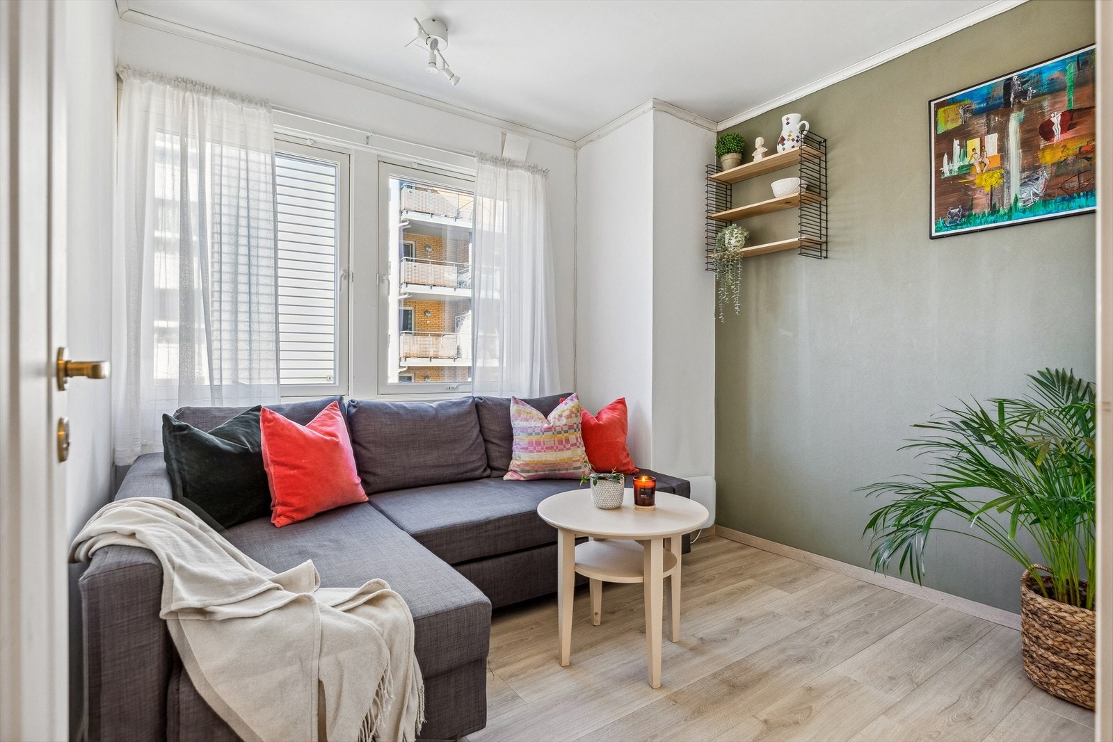 Det andre soverommet er på 7,5m² og er innredet som en TV-stue. Galleribilde