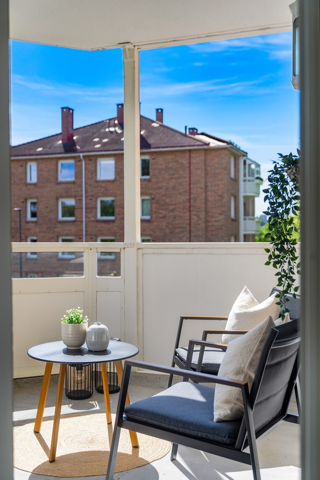 Balkongen er overbygget. Galleribilde