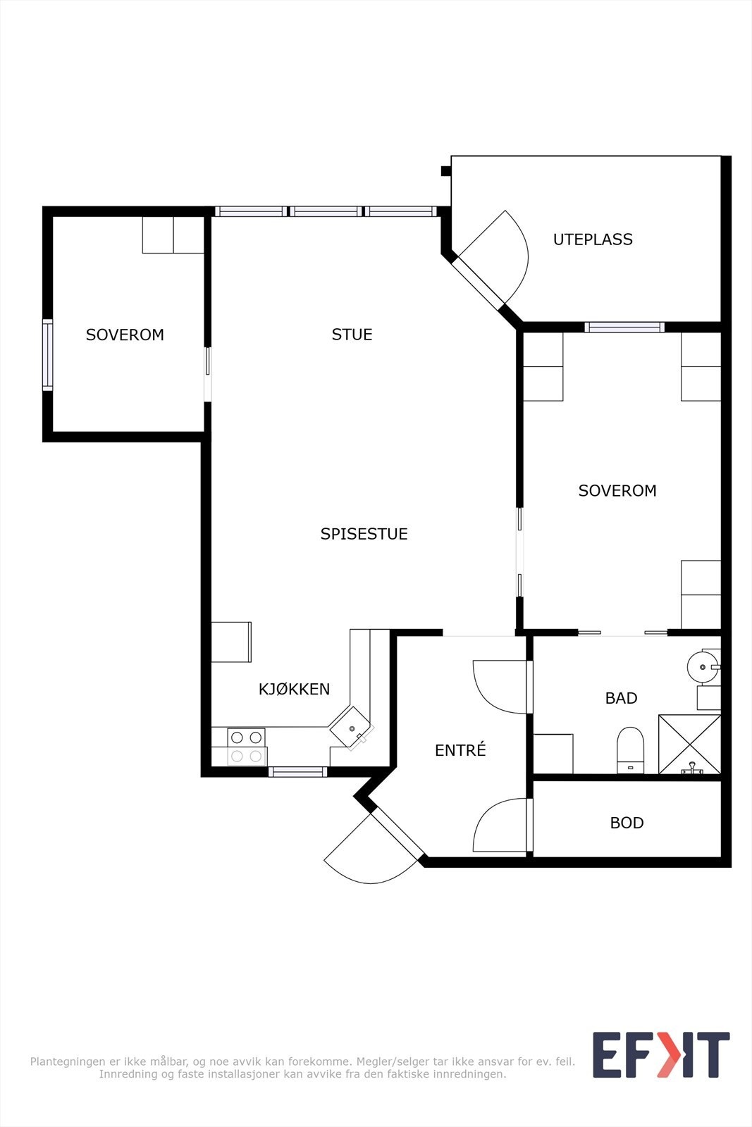 Plantegning Galleribilde