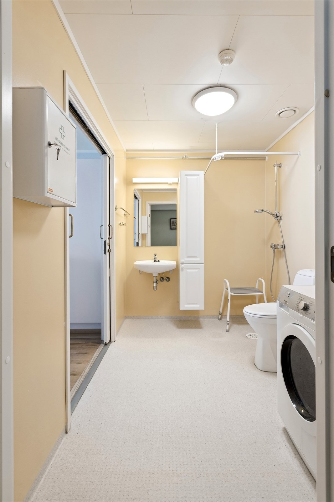 Badet har opplegg for vaskemaskin Galleribilde