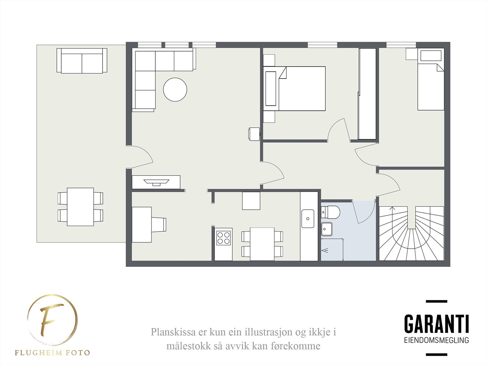 Planteikning Galleribilde