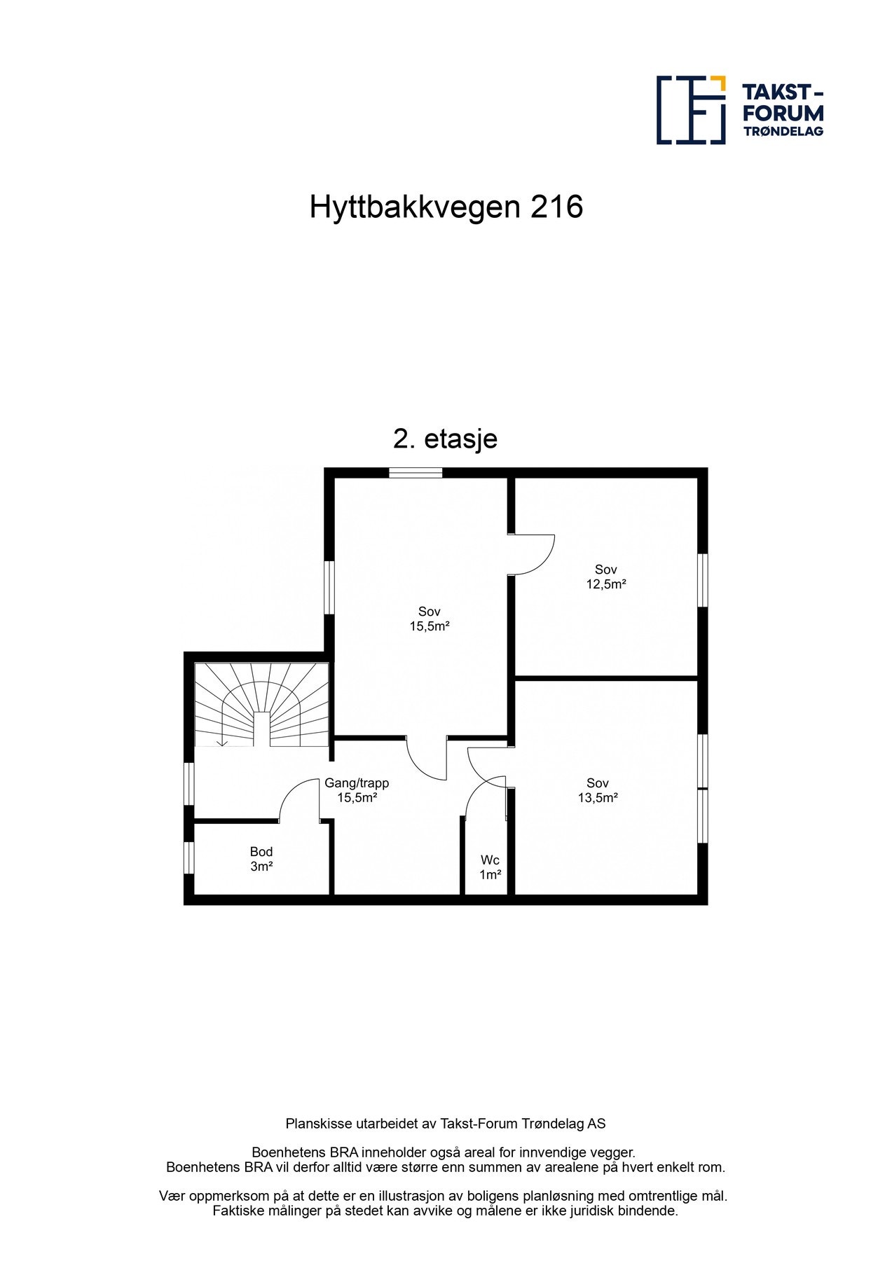 Plantegning 2. etasje. Galleribilde