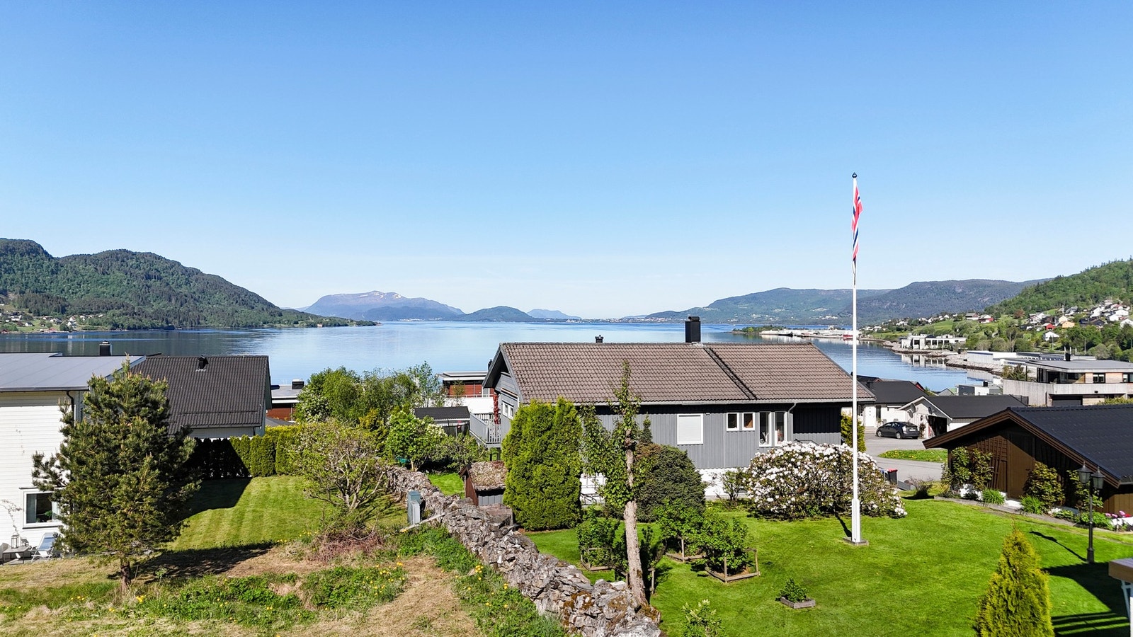 Utsiktsbilde tatt fra cirka 4 meters høyde. Galleribilde