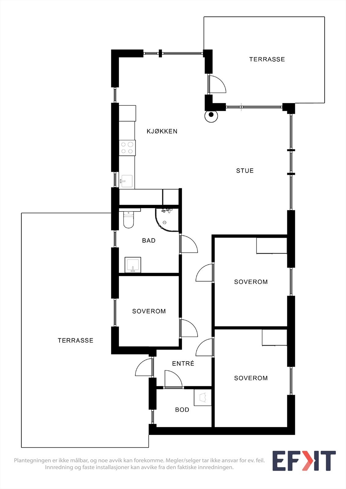 Plantegning Galleribilde