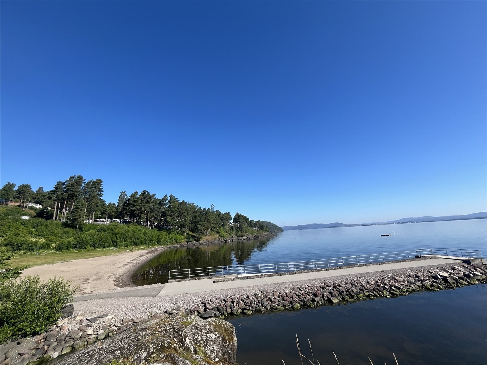 Flott badestrand (privat bilde) Galleribilde