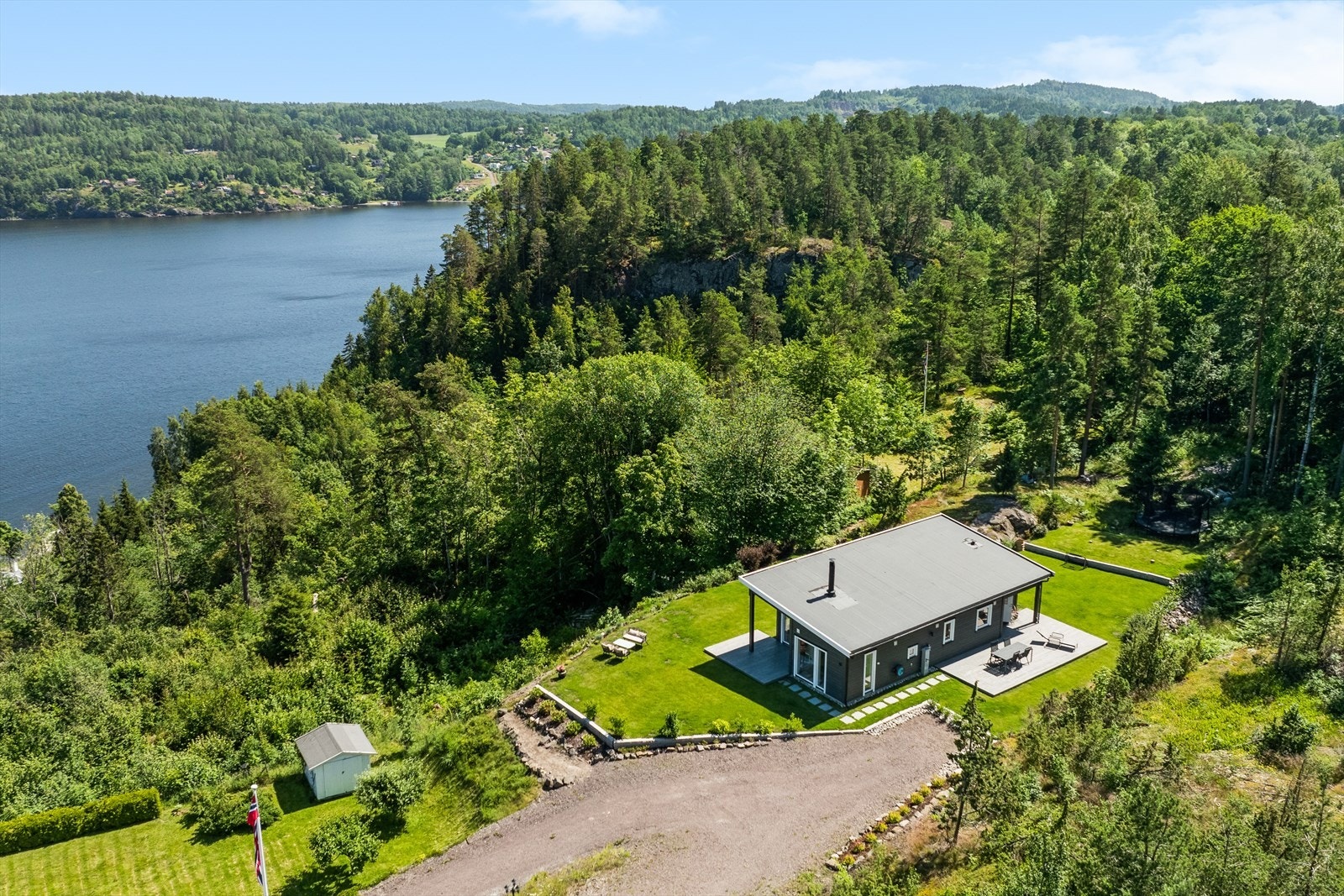 Flott solrik beliggenhet Galleribilde