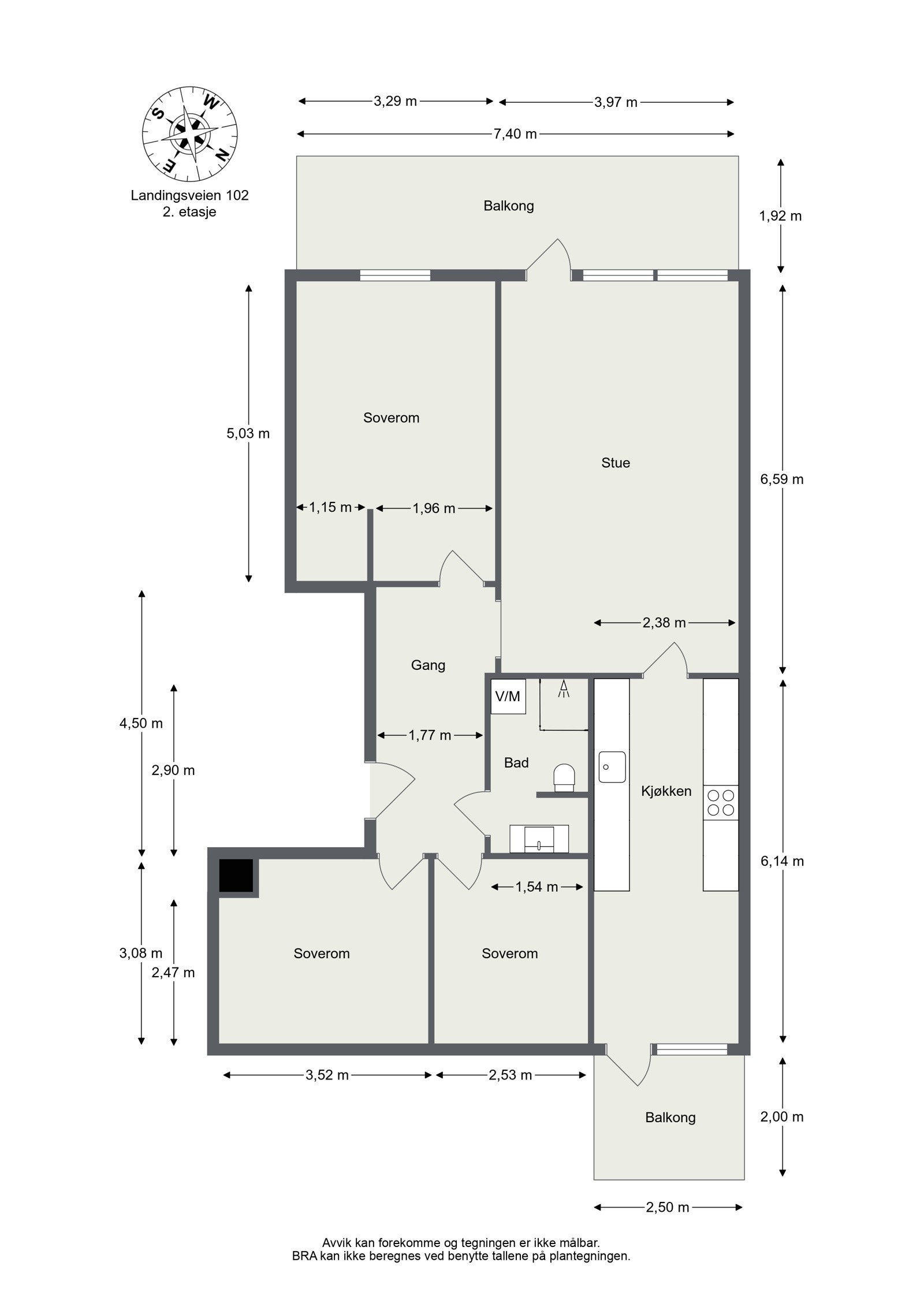 Landingsveien 102 - 4-roms. Galleribilde