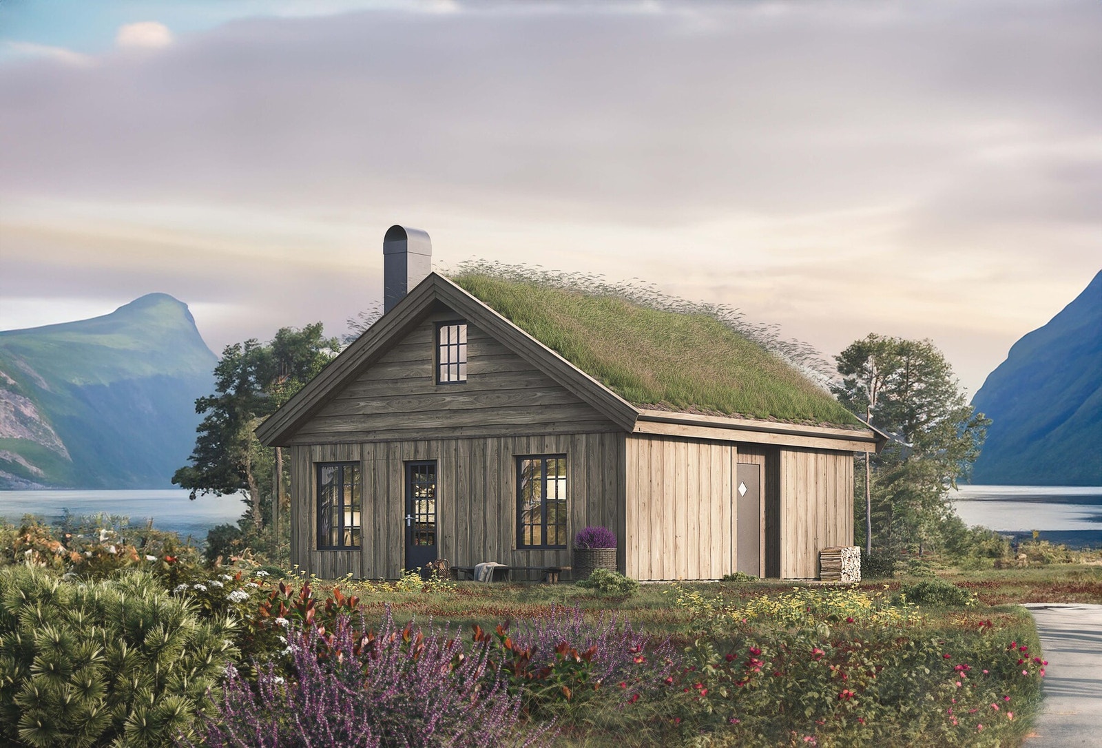 MER - en smart og kompakt hytte med hems!
Illustrasjonsbilde i tradisjon uttrykk fra et annet miljø. Galleribilde