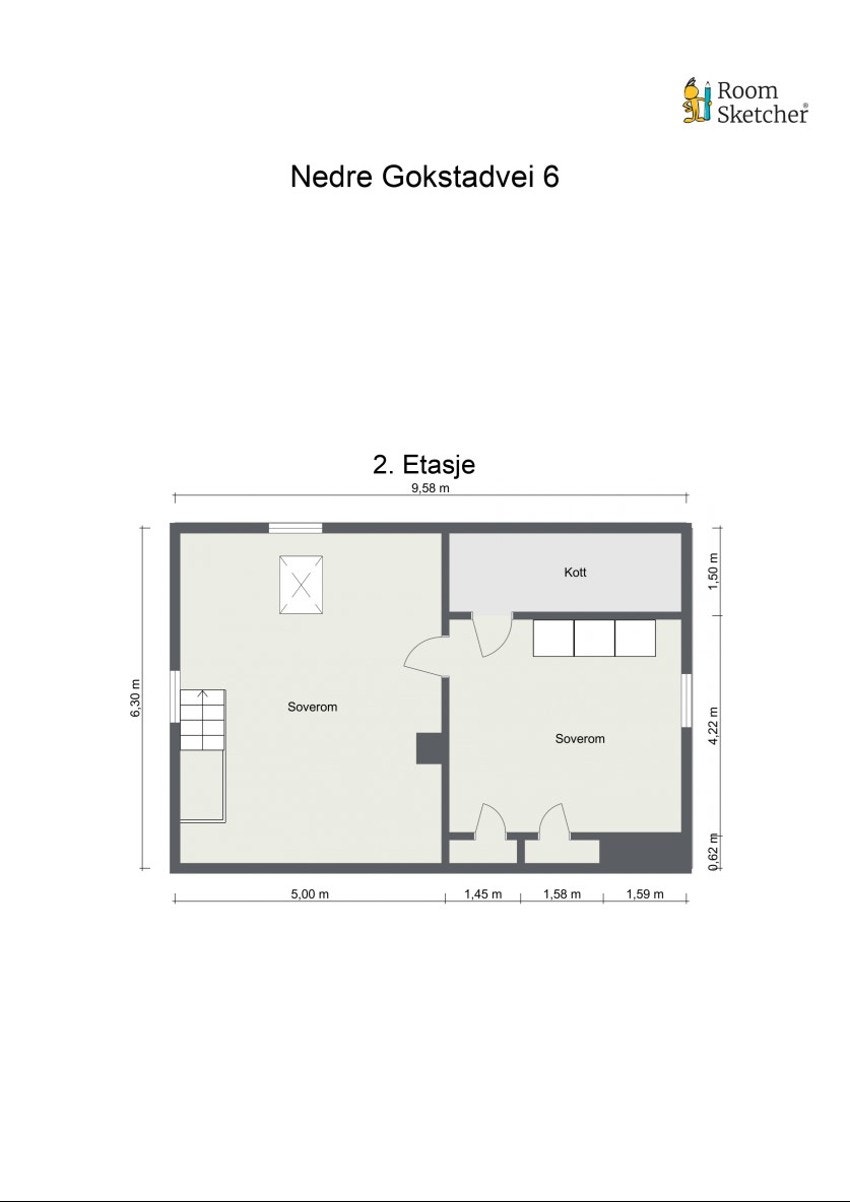 Planløsning loft etg. Galleribilde