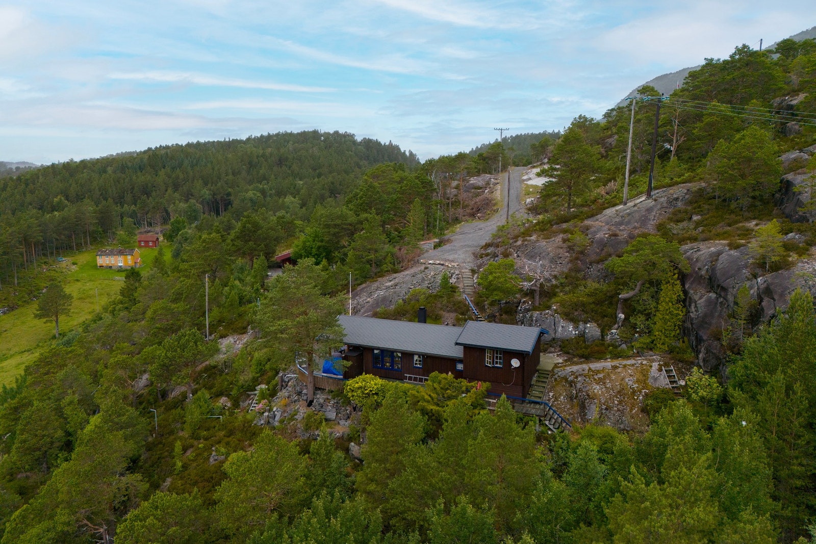 Hytta er fra 1988 og har tilbygg fra 2005. Galleribilde