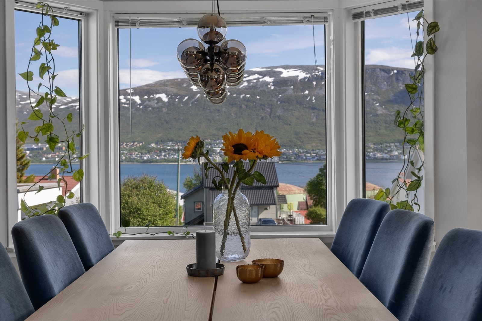 Nydelig utsikt fra spiseplassen Galleribilde