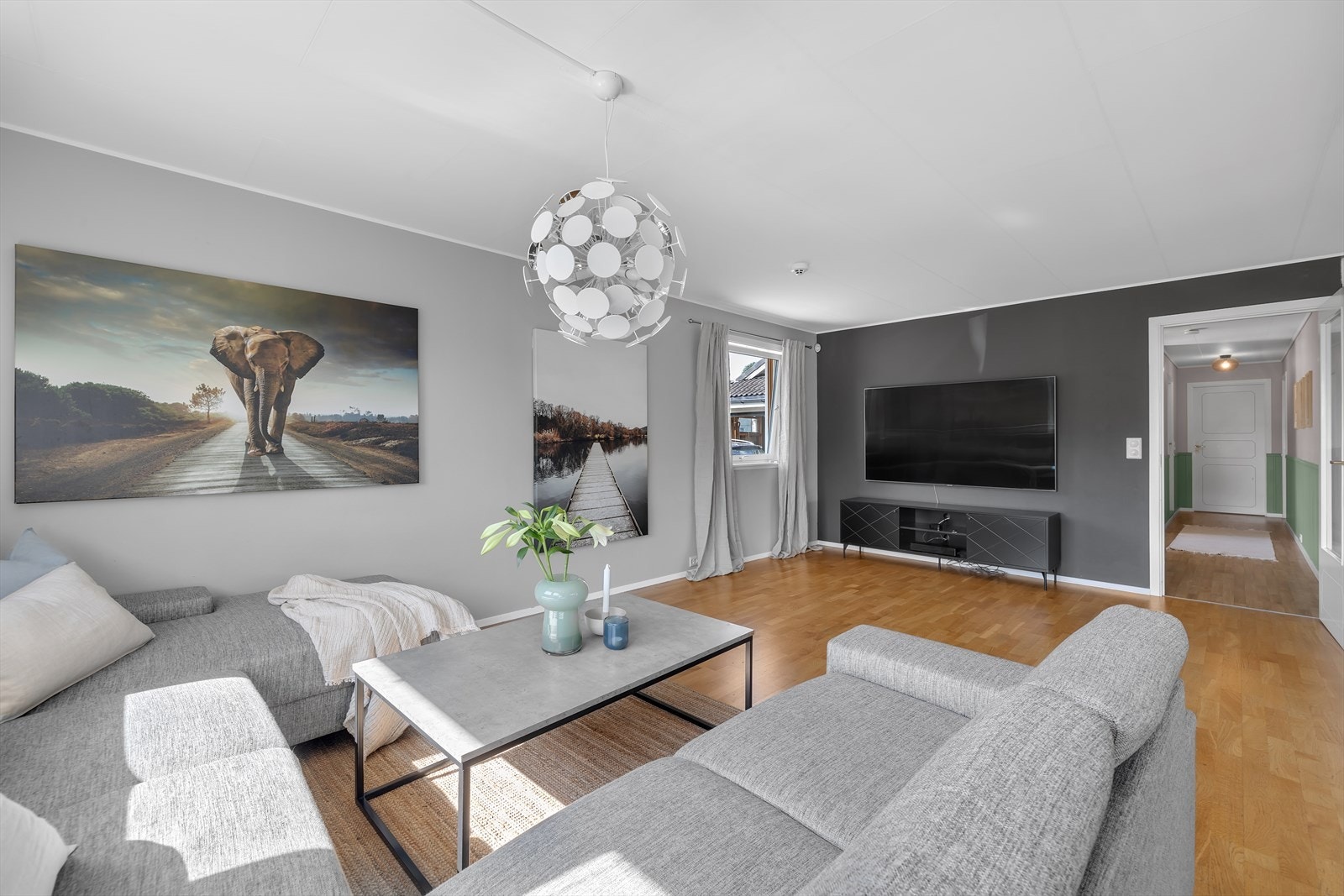 Den fin planløsninger åpner opp for flere soner. Galleribilde