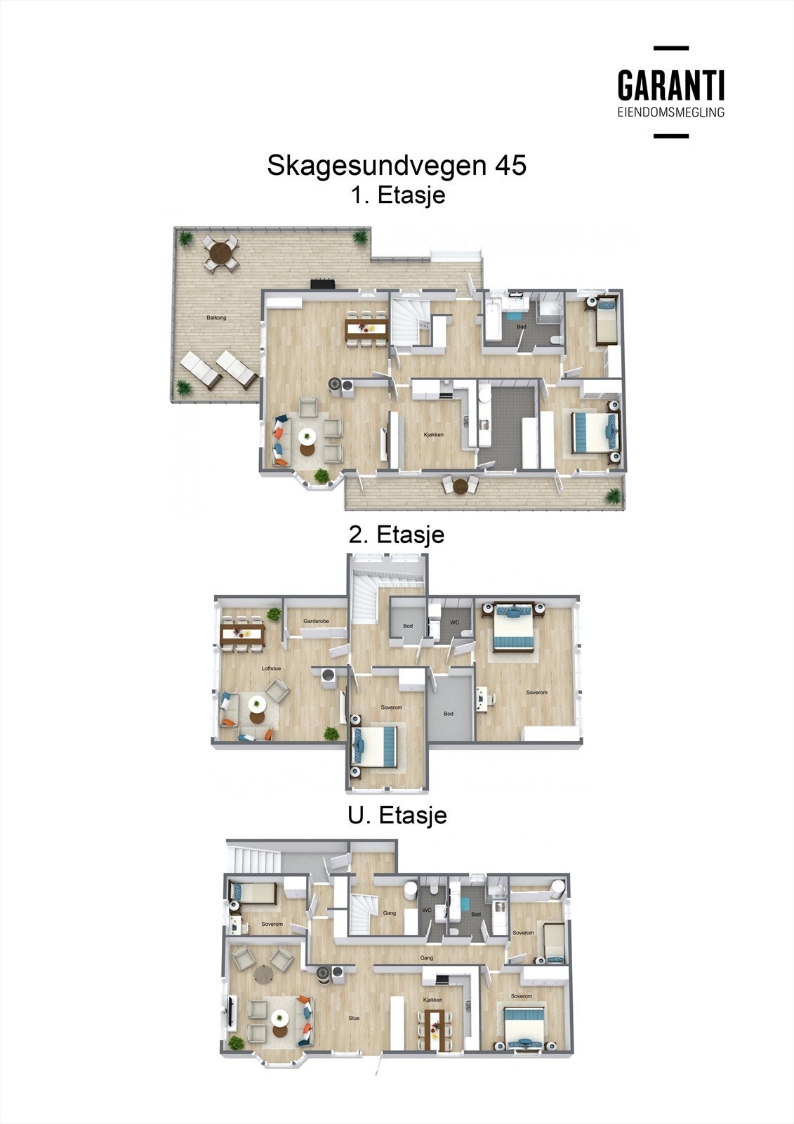 3D - planløsning Galleribilde