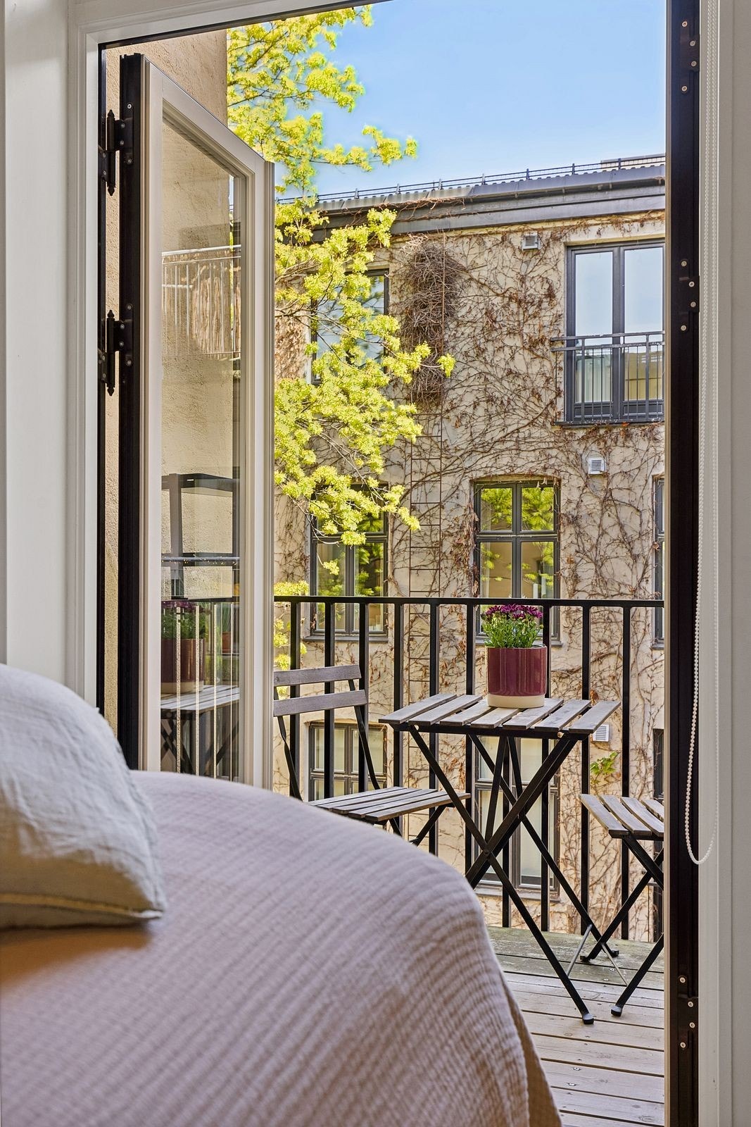 Balkong fra soverommet Galleribilde